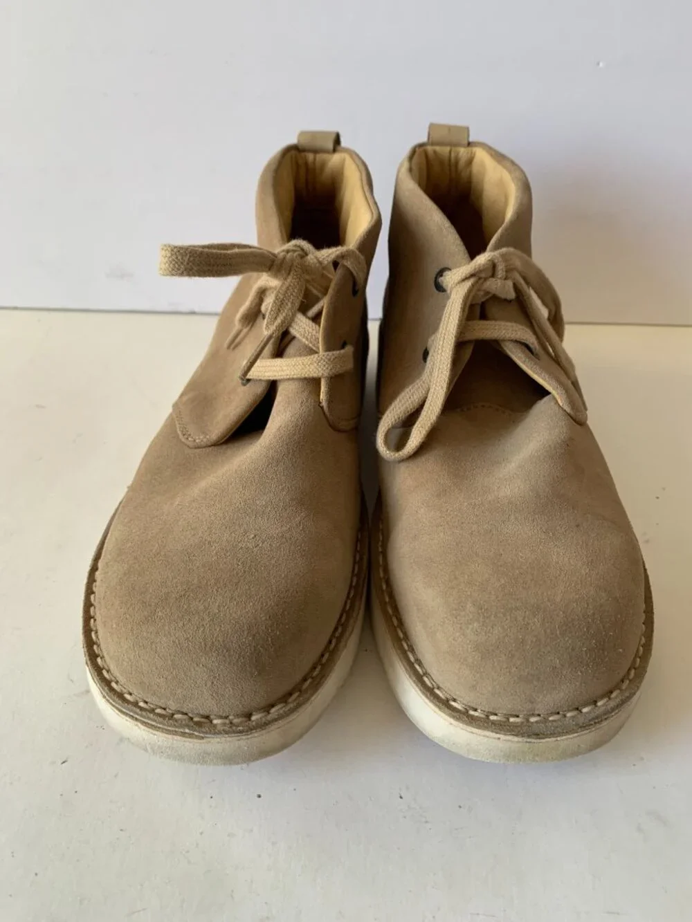 SAMUEL HUBBARD SUEDE MENS CHUKKA BOOTS SIZE 10M M1400-012 LEATHER UPPER LINING